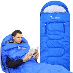 Sportneer Walking Sleeping Bag with Arm Holes