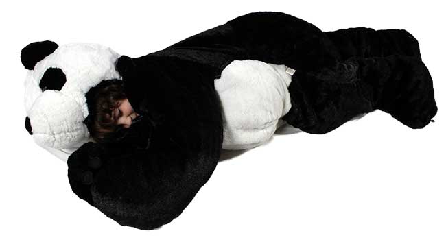 Panda Bear Wearable Sleeping Bag