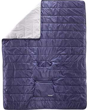 Poncho Sleeping Bag Unfolded  into a Large Blanket