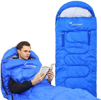 Sportneer Walkable Sleeping Bag for Sleeping, Walking or... Reading