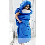 Wearable Lightweight Sleeping Bag with Arm Holes and Hood